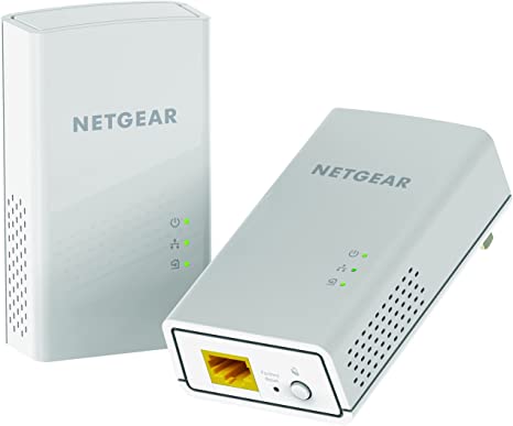 NETGEAR PowerLINE 1200 Mbps, 1 Gigabit Port (PL1200-100PAS),White