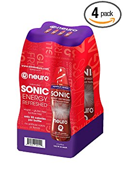 Neuro Sonic Energy Drink, Superfruit Infusion, 14.5 Fluid Ounce (Pack of 4)