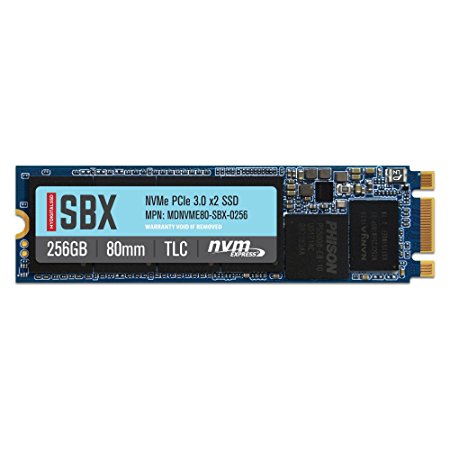 MyDigitalSSD SBX Single Sided 80mm (2280) M.2 PCI Express 3.0 x2 (PCIe Gen3 x2) NVMe SSD (512GB) (MDNVME80-SBX-0512)