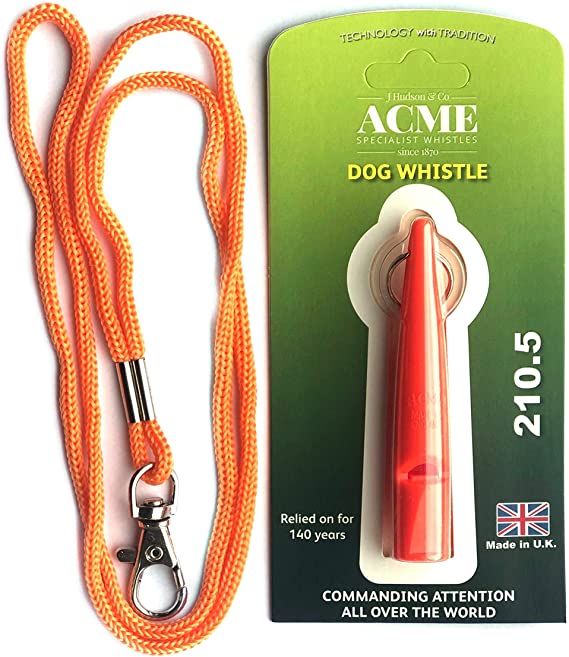 Acme Dog whistle with Acme Lanyard (210.5, Orange)