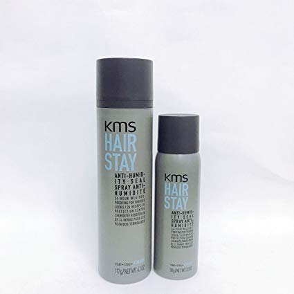 KMS CALIFORNIA HAIR STAY ANTI-HUMIDITY SEAL - 4.1 OZ   Travel Size 2.0 OZ Duo Set