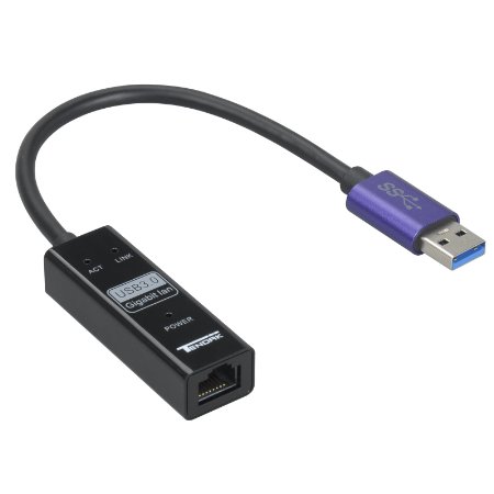 Tendak SuperSpeed USB 30 to RJ45 Gigabit Ethernet LAN Wired Network Adapter Supporting 101001000 bit Ethernet Converter for Laptop PC Macbook