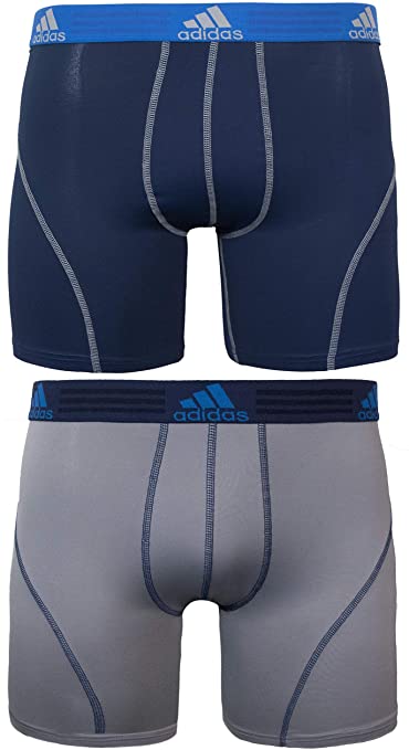 adidas Men's Sport Performance Boxer Briefs Underwear (2 Pack)