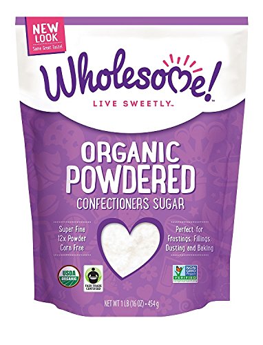 Wholesome Sweeteners Organic Powdered Sugar,16 Ounce