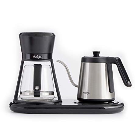 Mr. Coffee All-in-One At-Home Pour Over Coffeemaker, Black