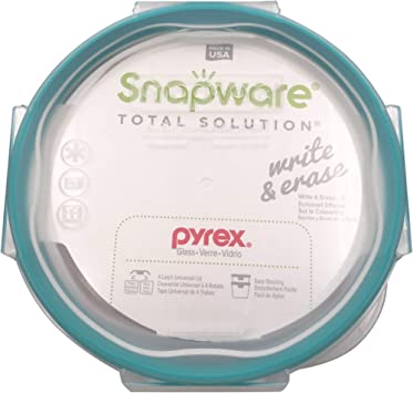 Snapware 4-Cup Total Solution Round Food Storage Container, Glass