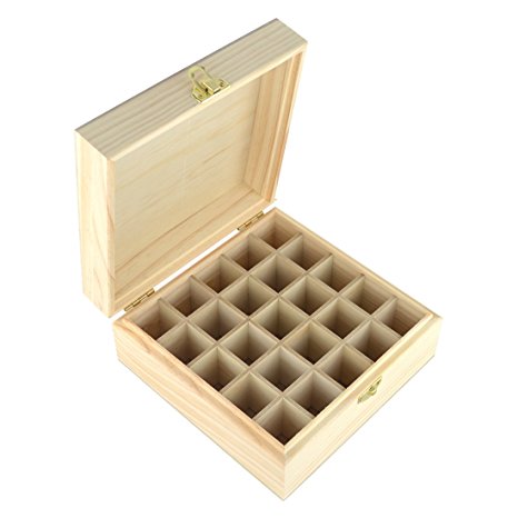 SAMYO Aromatherapy Air Humidifier therapy Fragrance Health diffuser Essential Oil Wooden Storage Gift Box--Holds 25 bottles
