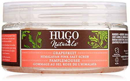Hugo Naturals Scrub, Himalayan Pink Salt and Grapefruit, 9-Ounce