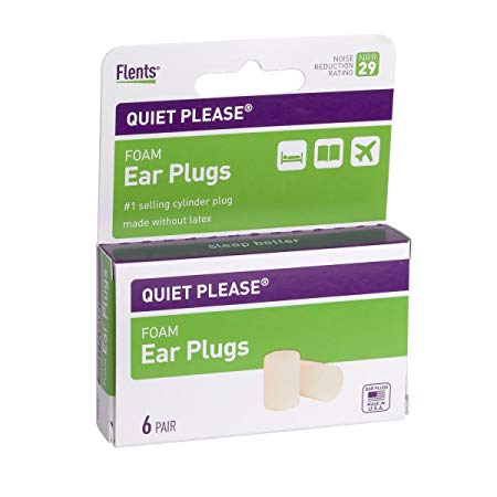 Flents Quiet Please Ear Plugs (6 Pair) NRR 29