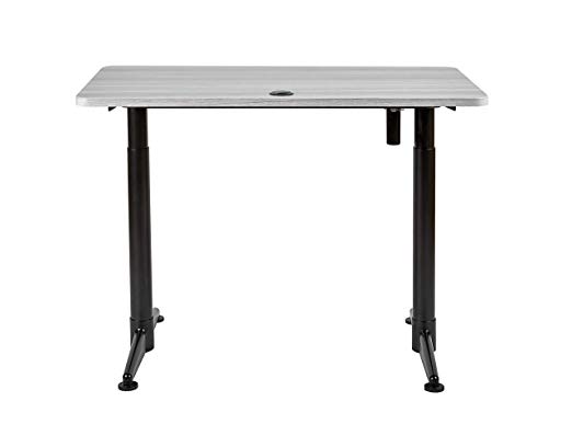 ApexDesk Vortex Series M Edition 48" Electric Height Adjustable Standing Desk (Memory Controller, 48" Rustic Grey Top)