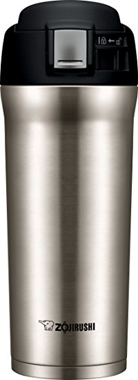 Zojirushi SM-YAE48XA Travel Mug, 16 oz, Stainless Steel