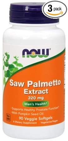 Now Foods Saw Palmetto Extract 320mg, 90 sgels ( Multi-Pack)