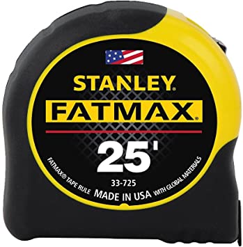 STANLEY FATMAX Tape Measure, 25-Foot (33-725)