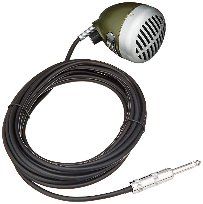 Shure Green Bullet 520DX Dynamic Harmonica Microphone