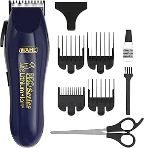 WAHL Dog Clippers, Pro Series - Kit de Aseo para Perros de Litio con Capa Completa para Cortar Perros, cortauñas sin Hilos de bajo Ruido