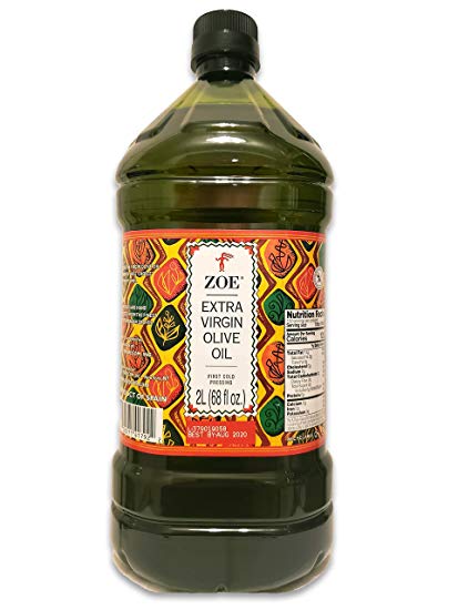 Zoe Extra Virgin Olive Oil, 68 oz, 2 Liter