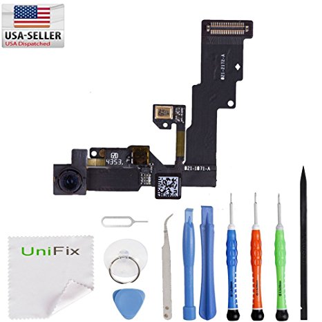 Unifix-Front Facing Camera Proximity Light Sensor Flex Ribbon Cable Replacement Part for iPhone 6 4.7" with Premium Tools