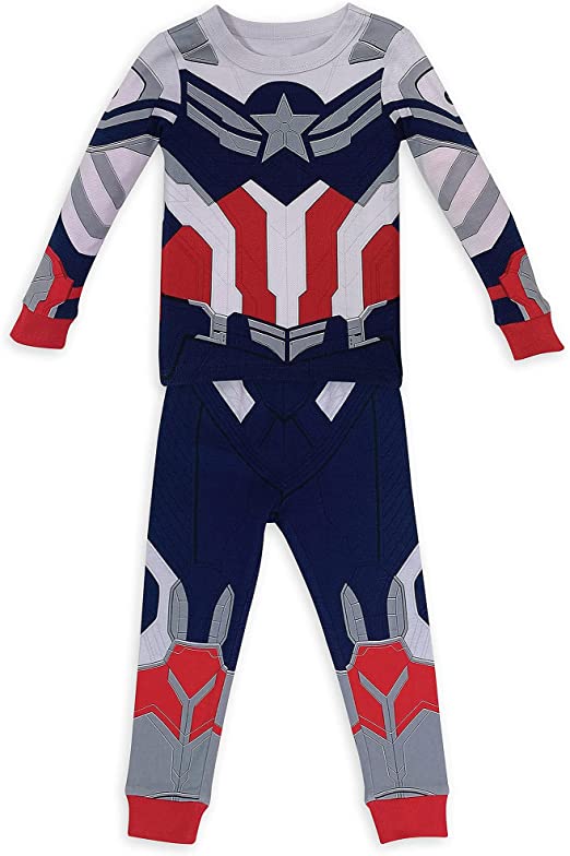 Marvel Captain America Costume PJ PALS for Boys – The Falcon and The Winter Soldier