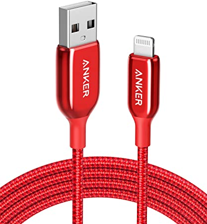 iPhone Charger Cable, Anker Powerline  III Lightning to USB A Cable, (6ft MFi Certified), USB Charging/Sync Lightning Cord Compatible with iPhone 11 / Xs MAX/XR/X / 8/7 / AirPods, iPad and More