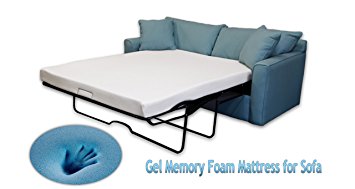 DynastyMattress 4.5-inch Gel Memory Foam Sofa Mattress-FULL Size