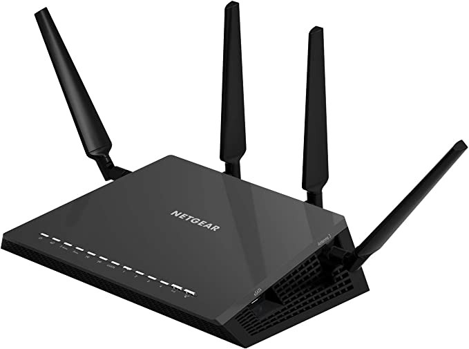 NETGEAR Nighthawk X4S - AC2600 4x4 MU-MIMO Smart WiFi Dual Band Gigabit Gaming Router (R7800-100NAS) Compatible with Amazon Echo/Alexa