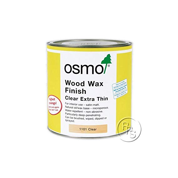 Osmo 1101 Wood Wax Finish Clear Extra Thin 0.75L