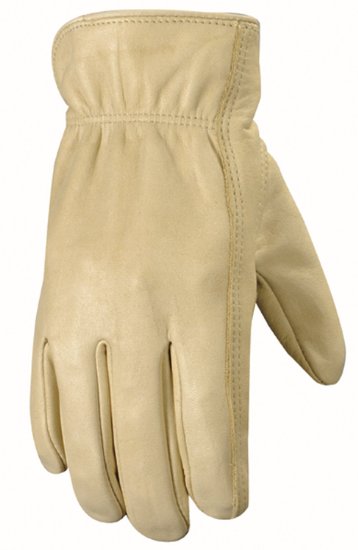 Wells Lemont 1130XXX Grain Cowhide Leather Work Gloves with Reinforced Suede Palm Patch, Triple Extra Large