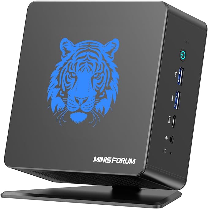 MINISFORUM Mini PC UM780 XTX AMD Ryzen 7 7840HS,8C/16T, 64GB DDR5 1TB PCIe SSD 4.0 Mini Desktop PC,2 x RJ45 2.5 G,HDMI2.1/DP/2xUSB4,1xOP,4XUSB Port,WIFI6E & BT5,Stylish Small PC