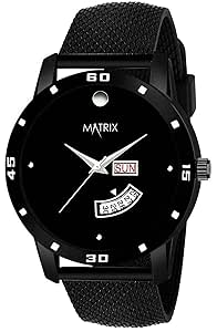 Matrix "Mesh Collection Day & Date Wrist Watch for Men & Boys