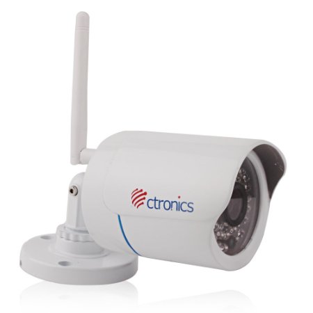 Ctronics WIFI IP Camera Night Vision Security Camera Hd 720p 30m Ir Bullet Indoor&outdoor Long Wifi Range Ctipcw-123c720pw