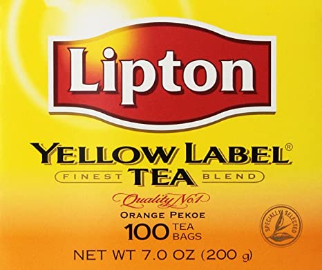 Lipton Yellow Label Tea Orange Pekoe 100 Tea Bags