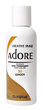 Adore Semi-Permanent Haircolor 118ml, 030 Ginger, 4 Fl Oz