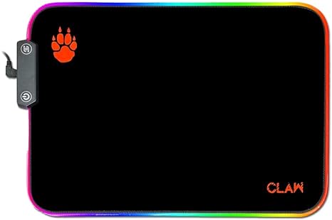 Slide Large Waterproof Gaming Mouse Pad with 14 Spectrum RGB Backlight Modes (350*250*3mm)