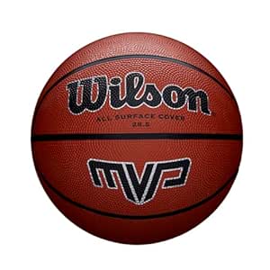 Wilson Plastic Unisex' S MVP Basketball, Orange, 7