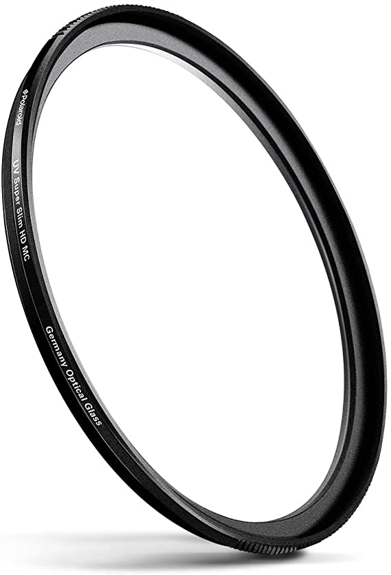 Polaroid Optics 52mm Pro UV & Protective Filter – Ultra Slim Multi-Coated L39 German SCHOTT Superior Clarity Glass