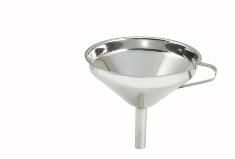 Winco SF-6 Stainless Steel Wide Mouth Funnel, 5.75-Inch