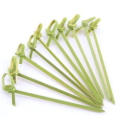 JapanBargain - 100 Piece Bamboo Skewers Twisted ends 4 inch
