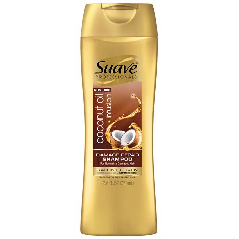 Suave Professionals Damage Repair Shampoo, Coconut Oil Infusion 12.6 oz