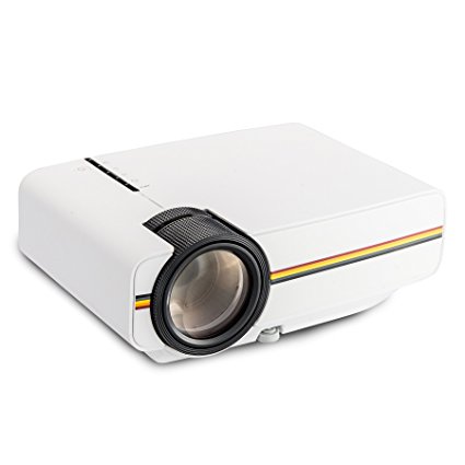 CO-Z Mini Video Projector 1200 Lumens Support 1080P for Home Theater Cinema Multimedia HD Games Movies