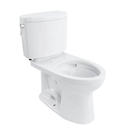 Toto CST454CUFG#01 Drake II 1G Close Coupled Toilet with SanaGloss, Cotton