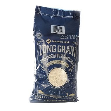 Member's Mark Long Grain White Rice 25 lb. A1