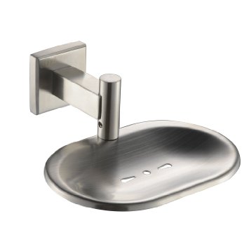 Taozun SUS 304 Stainless Steel Bathroom Toilet Soap Dish Wall Mount Brushed Nickel