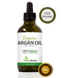 Moroccan Argan Oil - For Amazing Hair Face Skin and Nails Our 100 Natural and Organic Anti-Aging Argan Oil Dramatically Reduces Wrinkles Moisturizes Skins and Prevents Frizz This Powerful Antioxidant Gives Hair Skin and Nails Renewed Life Strength and Vitality Big Bottle By Natural Beauty Brand