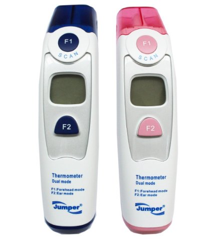 Health Care Non-contact Ear & Forehead LCD Digital Infrared Thermometer Baby Adult Body Temperature Monitor Ce FDA Approved