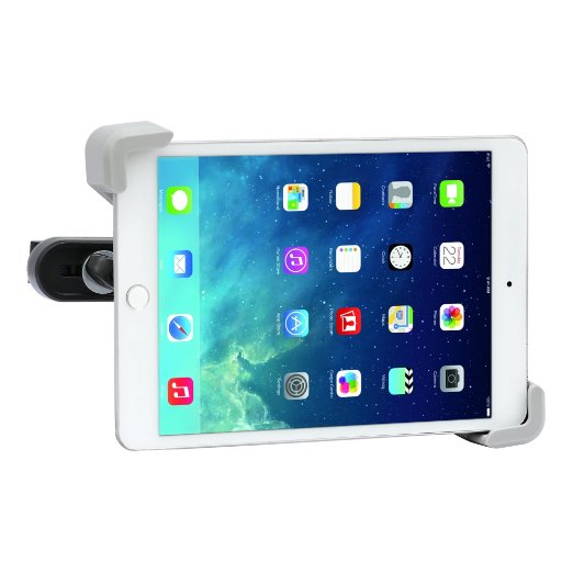 IPOW Universal 360° Degree Rotating Tablet Car Headrest Grip Mount/Air Vent Holder Cradle for iPad Air 1 2,Mini 1 2 3, Samsung Galaxy Tab 1 2 3 4,Tab Pro,Tab S,Google Nexus & all Tablets up to 11"