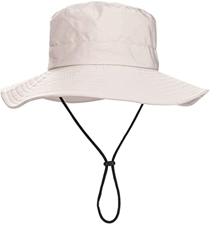 MOMOCOY Outdoor Sun Hat, Waterproof Fishing Hat Sun Protection Summer Boonie for Man and Women Foldable Bucket Hat for Hiking