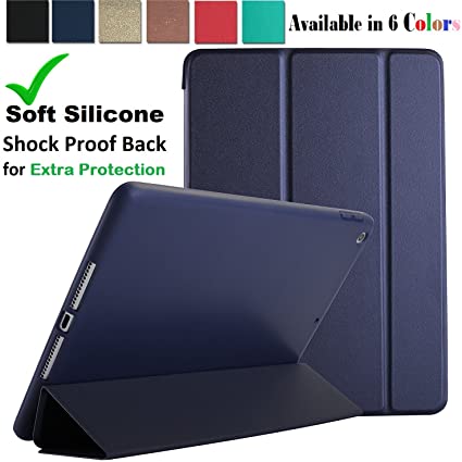 DuraSafe Cases For Apple iPad Air 3rd Generation 2019 - 10.5 Inch Protective Durable Shock Proof Cover with Supportive Dual Angle Stand - Navy Blue