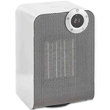 VonHaus Oscillating Ceramic Fan Heater 1800W – PTC Heat Technology with Timer, 2 Heat Settings, Temperature Adjustment & LED Display