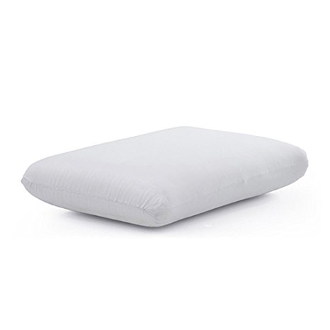 The White Willow Solid Memory Foam Regular Bed Pillow - 15"x24"x4", White
