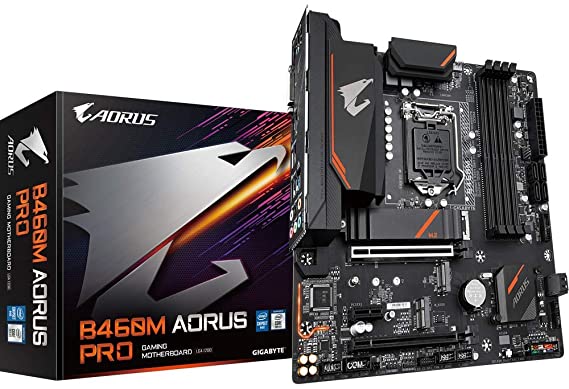 Gigabyte Aorus Pro Intel B460 LGA 1200 Micro ATX DDR4-SDRAM Motherboard